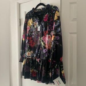 Marchesa Notte Floral Dress